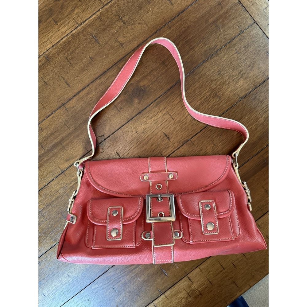 New York &‎ Company Salmon coral Handbag Purse Y2K